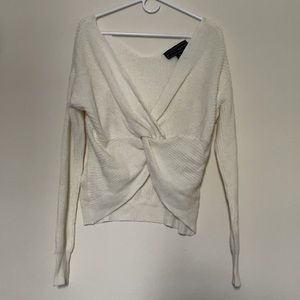 Polly & Esther Twisted Front Knot Sweater